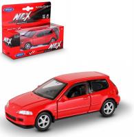 Welly Машинка Honda Civic EG6 43813W-R красный